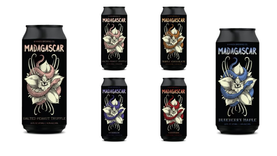 4 Hands’ Madagascar 2023, variants to be released in 16oz cans